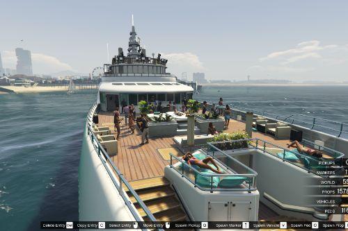 Enhanced Yacht with Extra Rooms